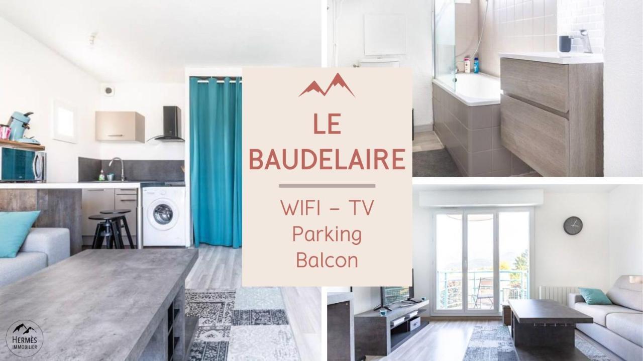 Studio tout equipe + parking grenoble Exterior foto